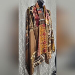 Kollie More | 100% Viscose Scarf | Lightweight & Stylish Scarf | Floral